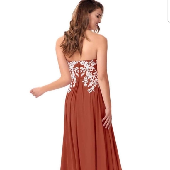 Azazie Charisse paprika - Picture 2 of 9